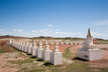 Sajnsand buddhist monastery, Gobi region,Mongolia. Khamariin Khiid Monastery