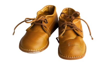 Little baby shoes on transparent background


