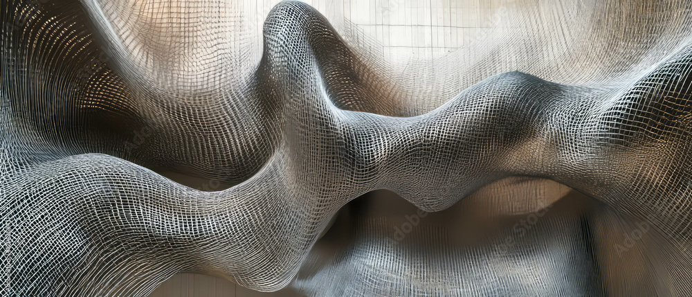 Aufkleber flexible aluminum wire mesh with intricate weave and unique texture patterns