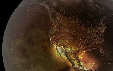Fire in USA