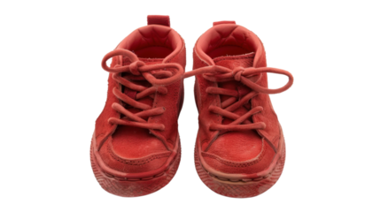 Little baby shoes on transparent background


