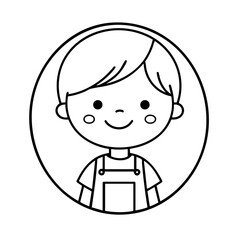 cartoon person, no background, vector