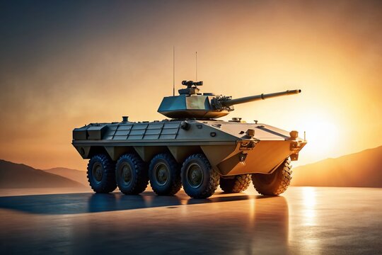 Minimalist Infantry Fighting Vehicle, Modern Armored Personnel Carrier, Military Vehicle, Combat Vehicle, Defense System