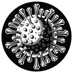 Adobe Illustrator Artwork coronavirus.