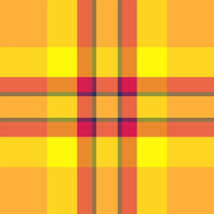 Vibrant yellow and orange plaid pattern.  Perfect for textile designs, website backgrounds, or any project needing a cheerful, modern aesthetic.