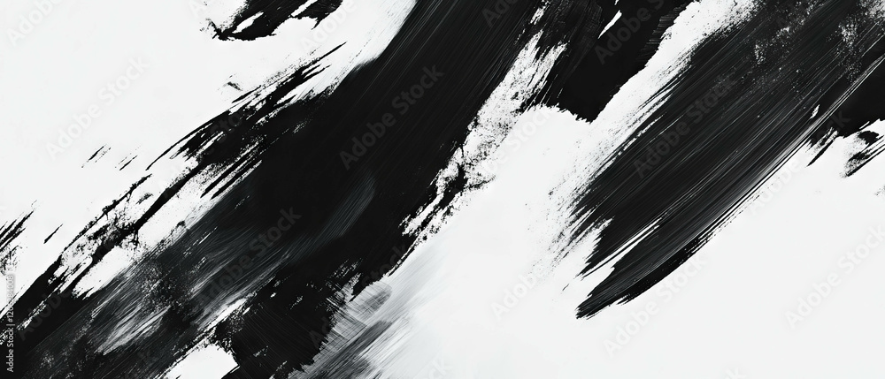 Poster calligraphic ink patterns with elegant strokes and varied thicknesses on textured background