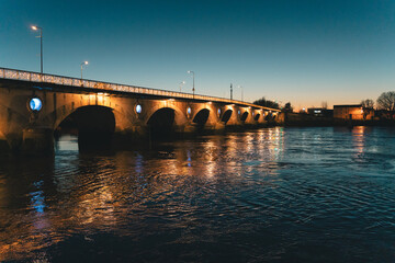 Pont Libourne de Nuit