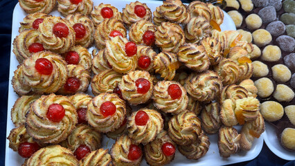Almond Paste Cookies with Candied Cherries: Traditional Sicilian Treats