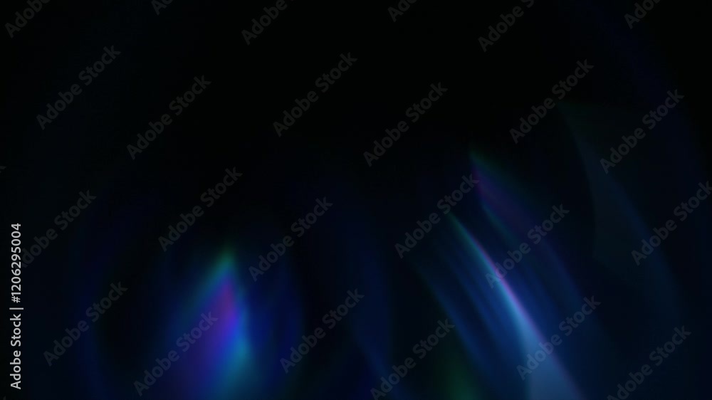 Aufkleber shimmering pink and blue light leak. use to add a subtle flickering or shimmering light effect to vi