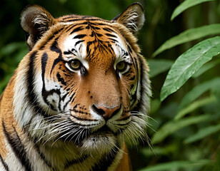 Fototapeta premium close up of a tiger