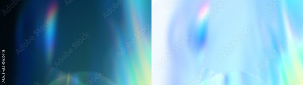 Poster light refraction prism: abstract background with a light refraction effect and a subtle prism effect