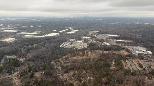 Aerial View of Atlanta, Georgia 