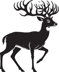 deer silhouette vector