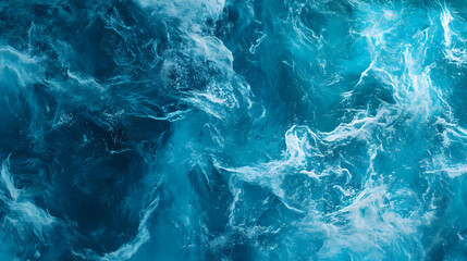 Blue water surface with a calming azure aqua hue , aquamarine, tranquil, calming, ocean, sea, reflection, serene, peaceful, nature. Sapphire Sea. Illustration