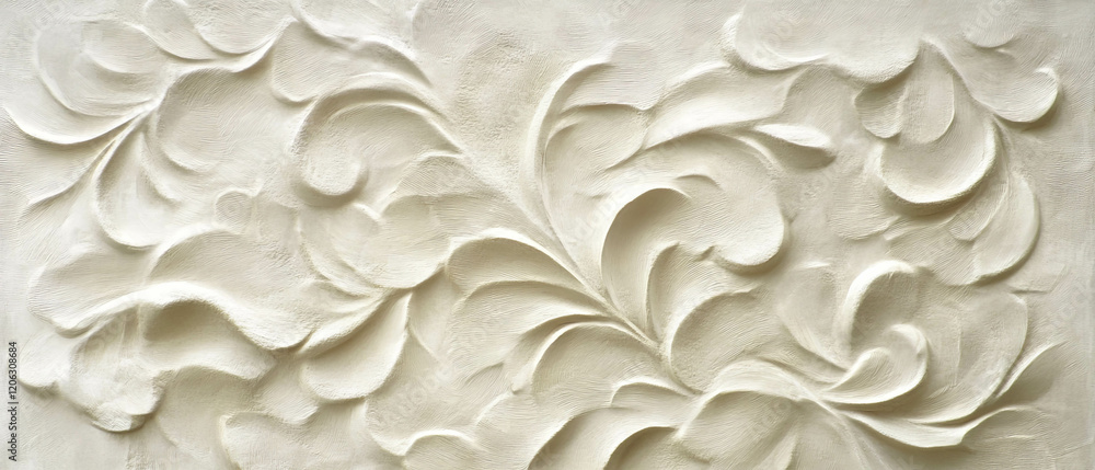 Aufkleber embossed paper texture with intricate raised floral patterns and smooth surface details