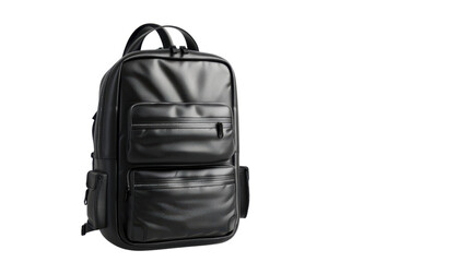 Naklejka premium Laptop backpack on transparent background