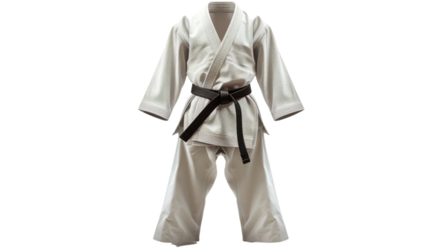 
Karate gi on transparent background