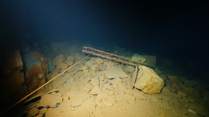 Mine diving in Wales