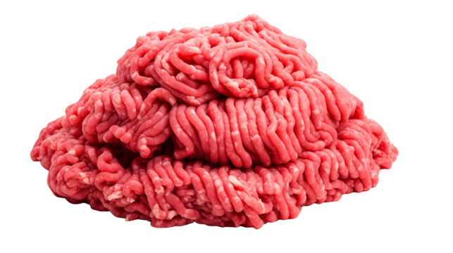 Raw Ground Beef Fresh Minced Meat Red Beef Texture Culinary Ingredient Food Photography