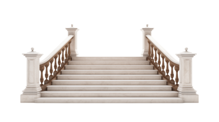 Grandiose Marble Staircase with Intricate Wooden Railing   Architectural Design for Luxury Spaces