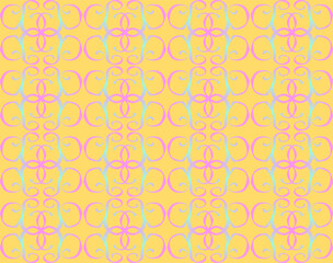 Beautiful delicate pattern on a beige background