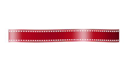 Red Film Strip Background Cinematic Design Element for Movie Posters Videos and Presentations