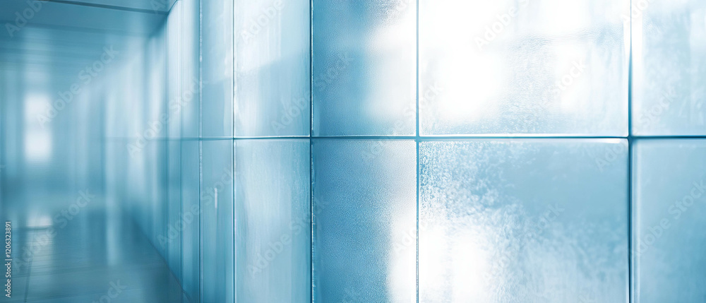 Aufkleber frosted glass windows create a serene space with diffused light and enhanced privacy