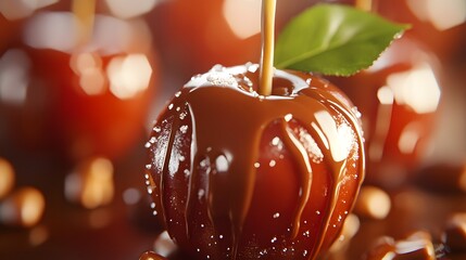 National Caramel Apple Day Concept
