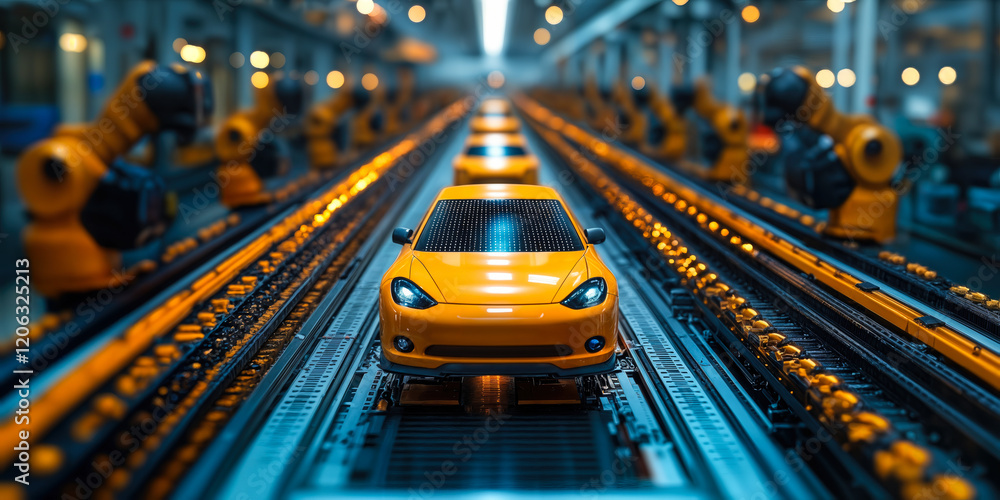 Aufkleber advanced ai robotics and imaging in automotive manufacturing for quality control