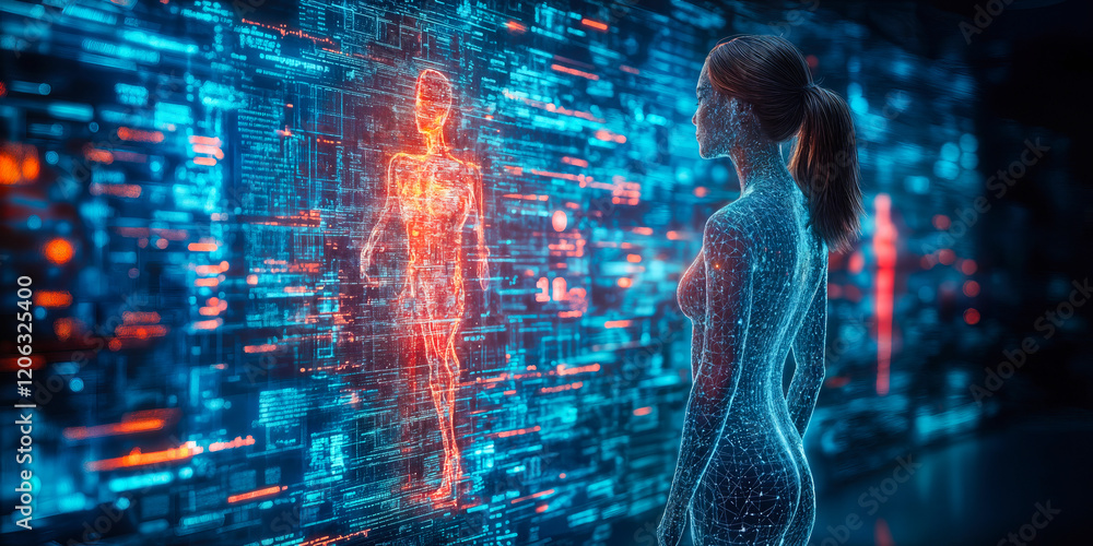 Poster ai-driven personalized healthcare solutions with real-time data insights