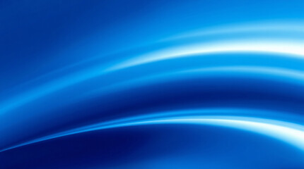 Fototapeta premium Abstract Blue Background with Flowing Light Waves and Gradient Effect