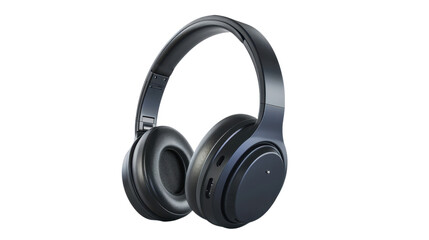 Headphones on transparent background