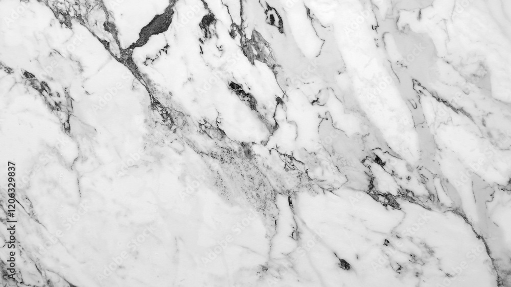 Aufkleber A white marble wall with a black and white pattern. The pattern is made up of small squares and circles