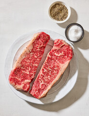 fresh raw Australian Wagyu steak