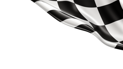 Dynamic Checkered Flag Background Race Finish Line Winning Competition Sports Victory