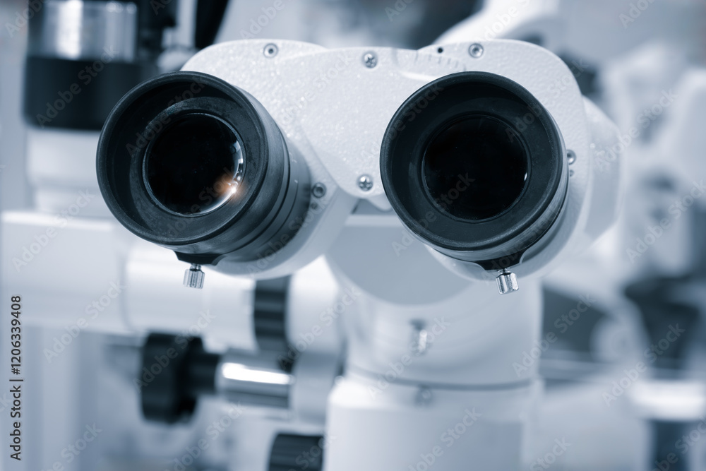 Poster A pair of eyeglasses with a black frame and a white lens are on a white background. The eyeglasses are positioned in a way that they are looking at the camera