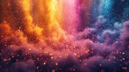 Naklejka premium Sparkling Abstract Texture with Warm Lights