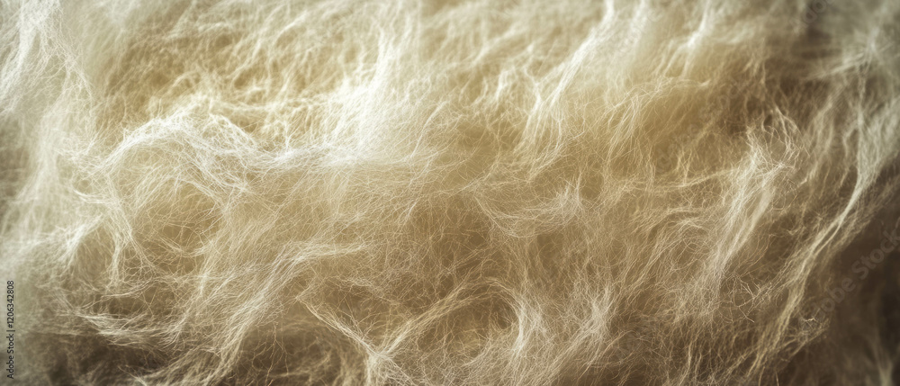 Aufkleber exploring the unique fibers and texture of handmade paper from natural materials