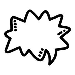 Bubble chat, Speech balloons, balloons chat, chat bubble, chat, message comic outline icons, minimalist vector illustration, simple concept, Isolated on white background