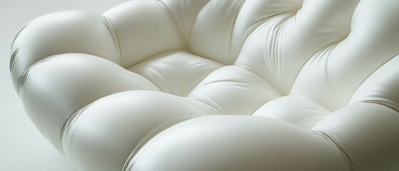 Obraz premium Unique textured inflatable furniture featuring a smooth air-filled surface ideal for relaxation