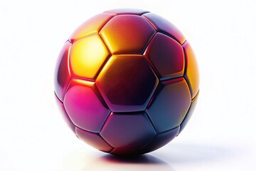 Fototapeta premium Silhouette Soccer Ball PNG: Isolated Sports Equipment Image for Design Projects