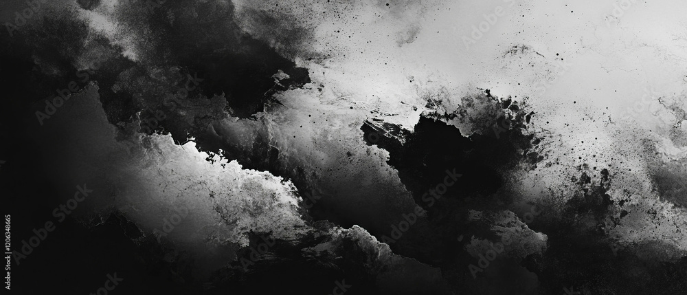 Poster creative ink manipulation using a dropper to create textured patterns on a surface