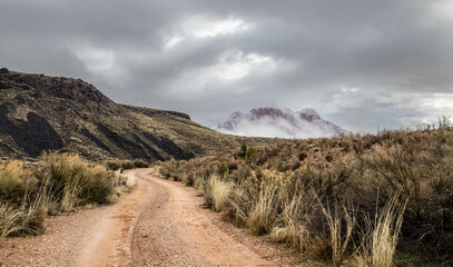 dirt road in rural Utah