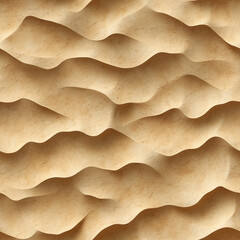 Soft flowing sand dunes with wavy textures and elegant layered details in a seamless pattern