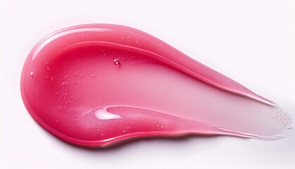 pink gel swatch on a white background refreshing shampoo or shower gel texture1.jpg