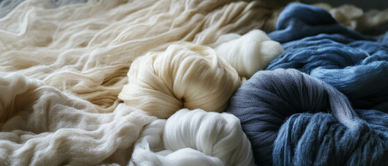 Exploring the unique texture of noil silk in various natural fiber shades and styles