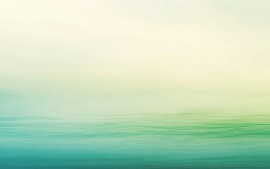Obraz premium A soothing abstract gradient background.merging pastel greens and blues.evoking calmness and peace.ideal for wellness and mindfulness content