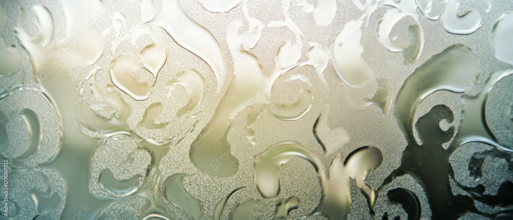 Aufkleber unique textured patterns of frosted glass create mesmerizing diffused light effects