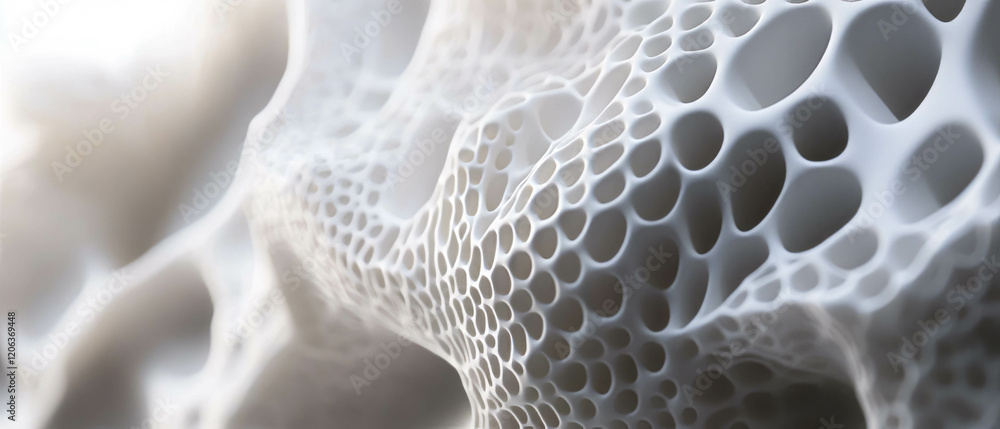 Aufkleber elegant texture of porcelain revealing intricate patterns and fine structure in white