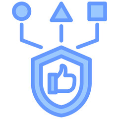 Reliability Modelling Blue Icon